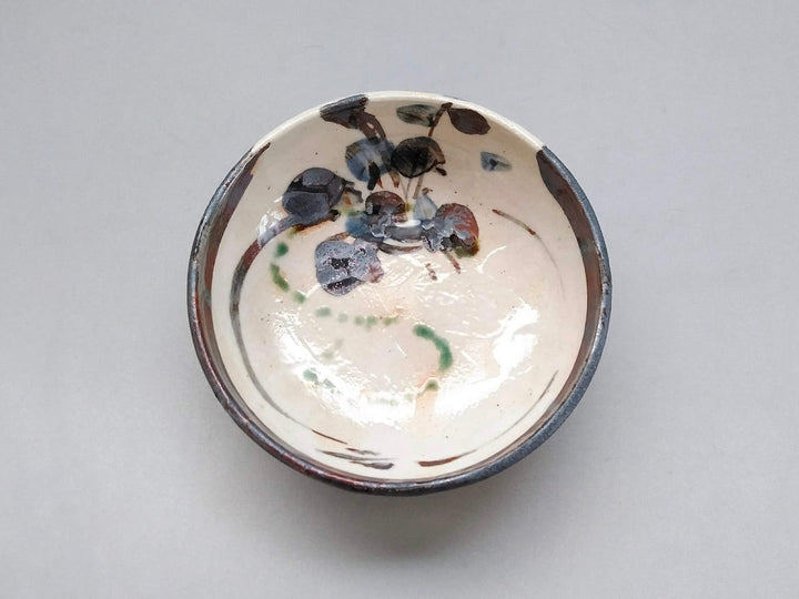 Shino-Oribe Turnip Pattern 5-Inch Bowl - Crafted By Renji Nakagaki