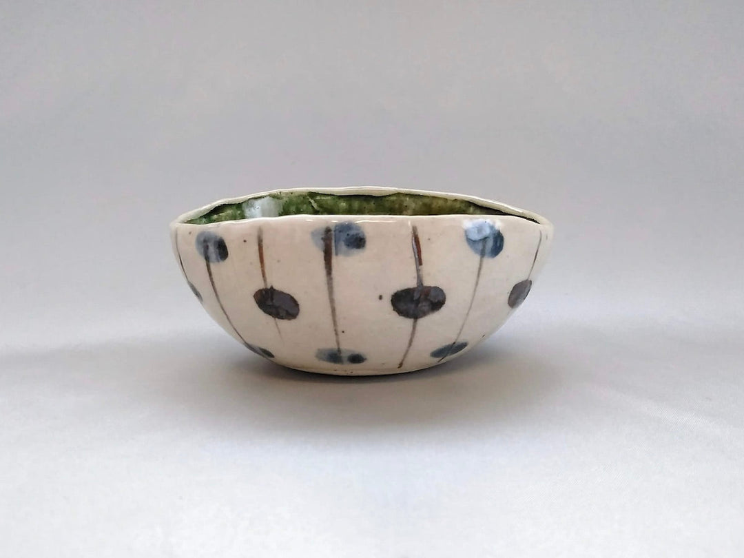 Oribe Tamasudare Egg Bowl Small — Hand-Glazed Japanese Pottery by My Store
