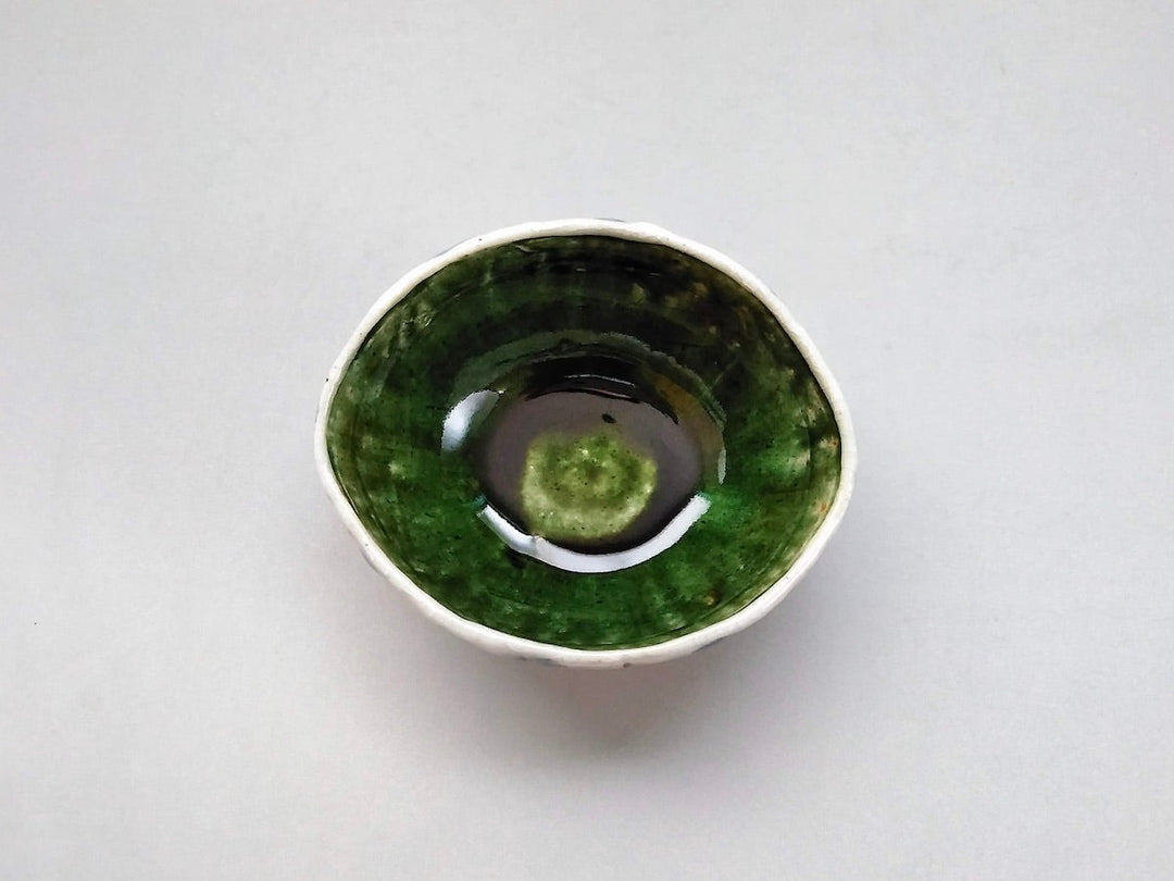 Oribe Tamasudare Egg Bowl Small — Hand-Glazed Japanese Pottery by My Store