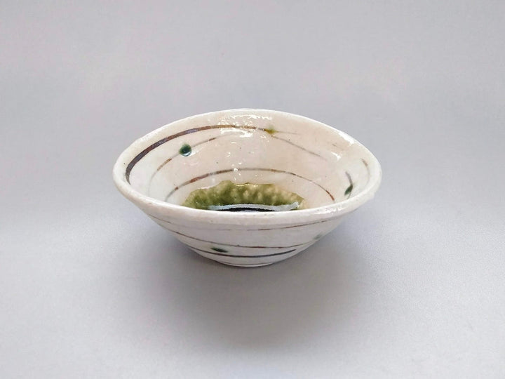 Oribe Komasuji Deflection Small Bowl - Crafted By Renji Nakagaki