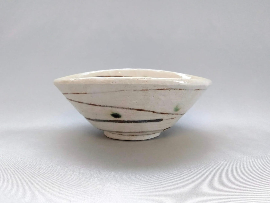 Oribe Komasuji Deflection Small Bowl - Crafted By Renji Nakagaki