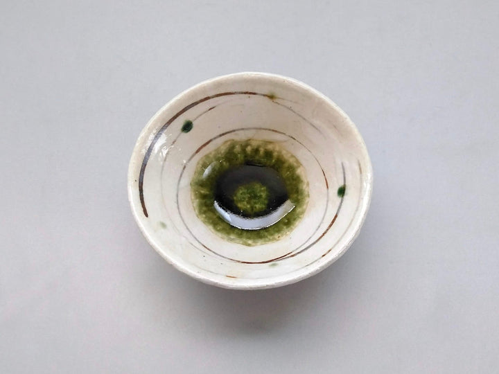 Oribe Komasuji Deflection Small Bowl - Crafted By Renji Nakagaki
