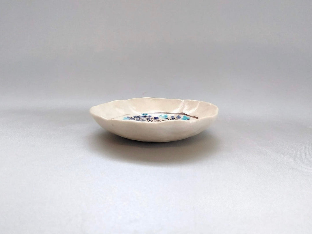 Colored calico 3-Sun Plate - Crafted By Masaaki Hibino