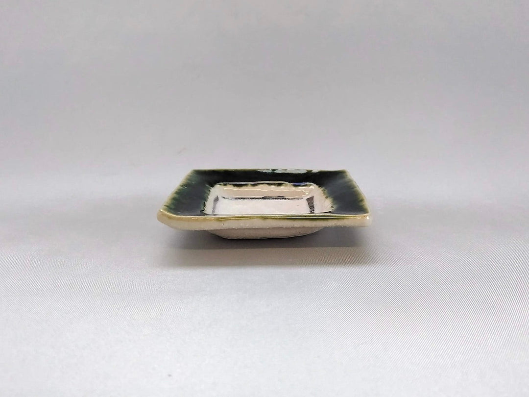 2-Sun Square Plate Oribe - Crafted By Masaaki Hibino