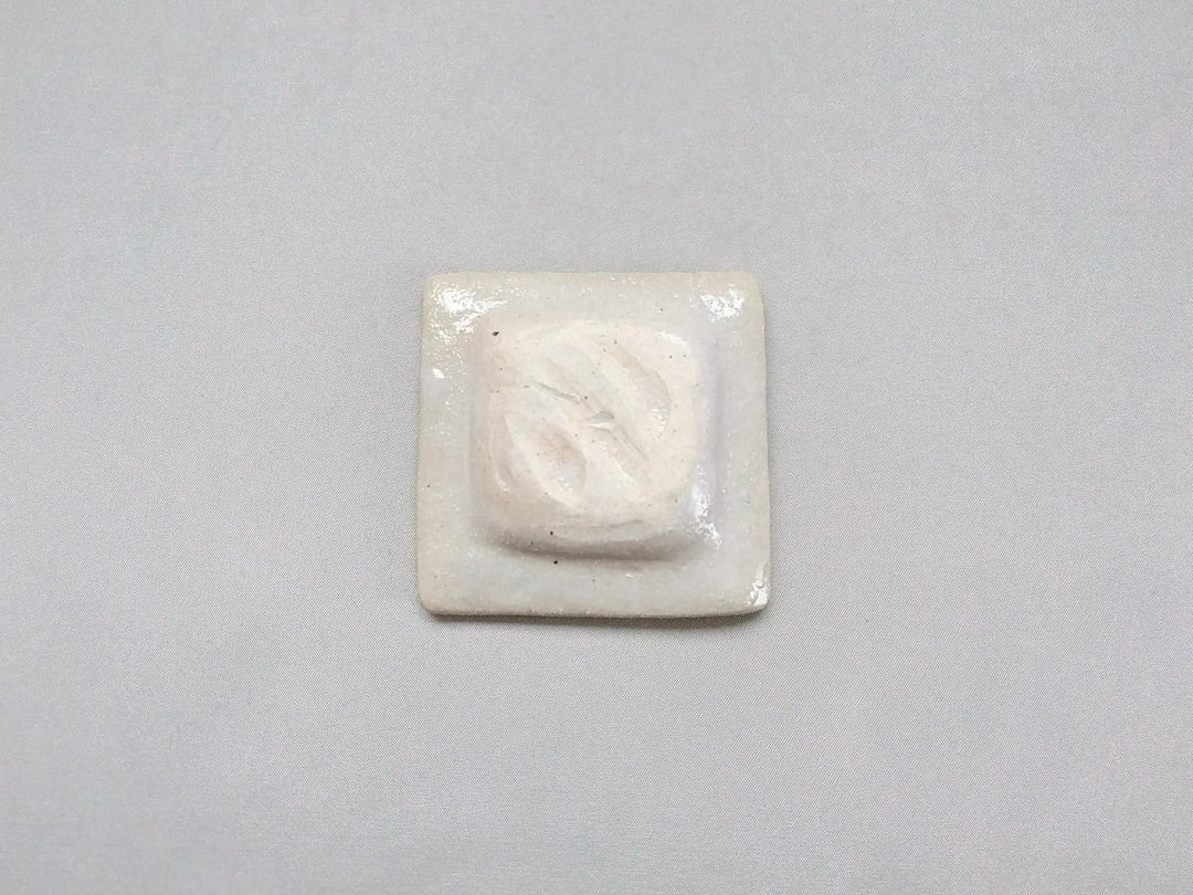 2-Sun Square Plate Oribe - Crafted By Masaaki Hibino
