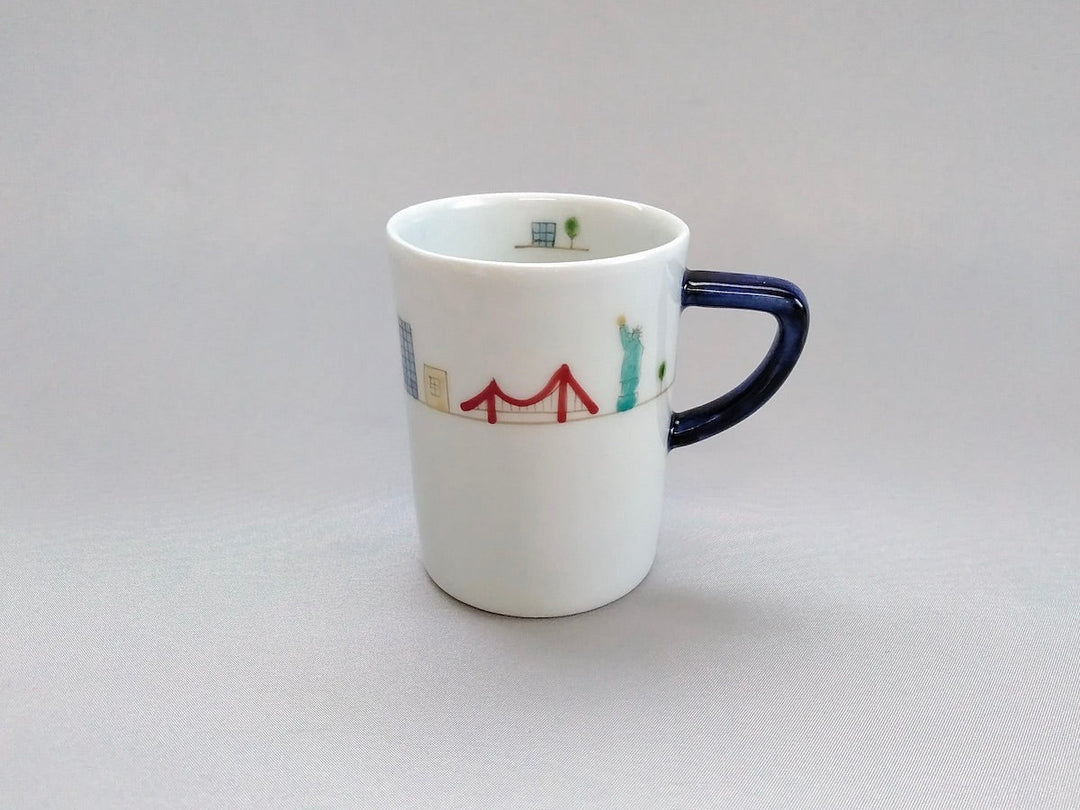 Sanpo America Drum Mug S Blue - Crafted By Ippo Kiln