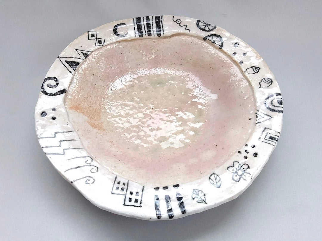 Geometric Pattern Pasta Plate - Crafted By Hiroshi Sato