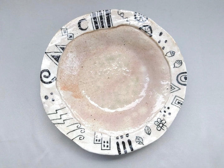 Geometric Pattern Pasta Plate - Crafted By Hiroshi Sato