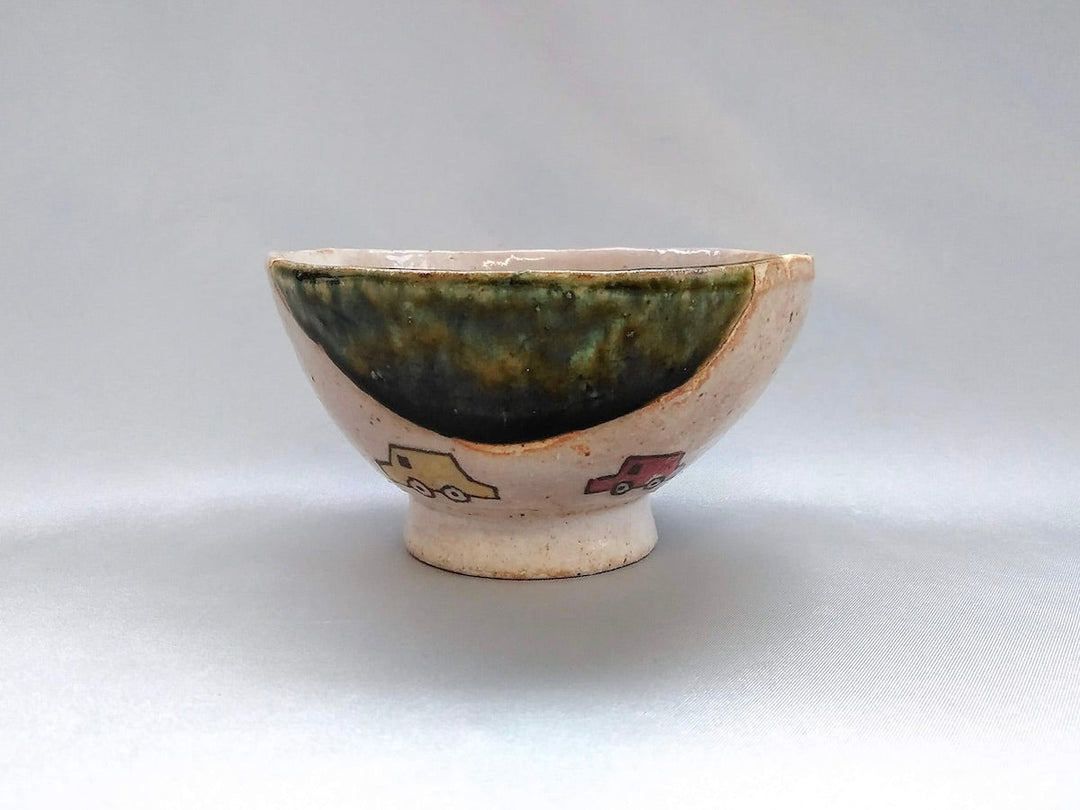 Oribe Children's Rice Bowl Street Tabby Cat - Crafted By Hiroshi Sato