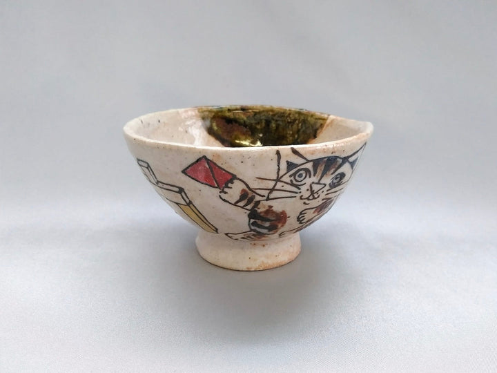 Oribe children's Rice Bowl building blocks and cat - Crafted By Hiroshi Sato