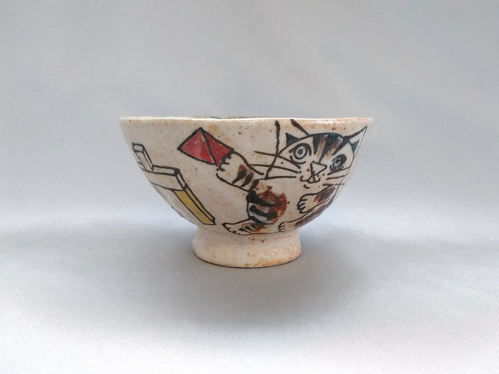 Oribe children's Rice Bowl building blocks and cat - Crafted By Hiroshi Sato