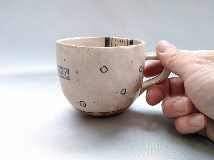 Goth obi dot Round Mug - Crafted By Masashi Sato