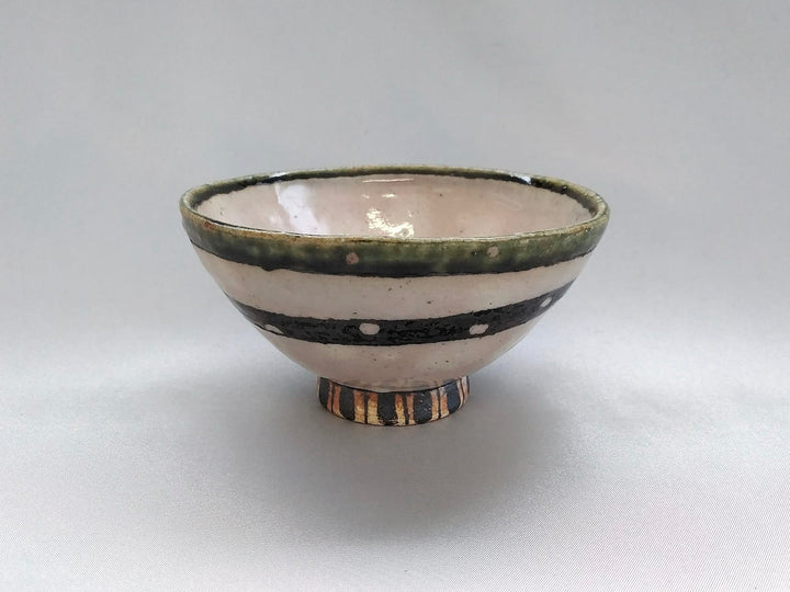 Iron obi dot Rice Bowl - Crafted By Masashi Sato