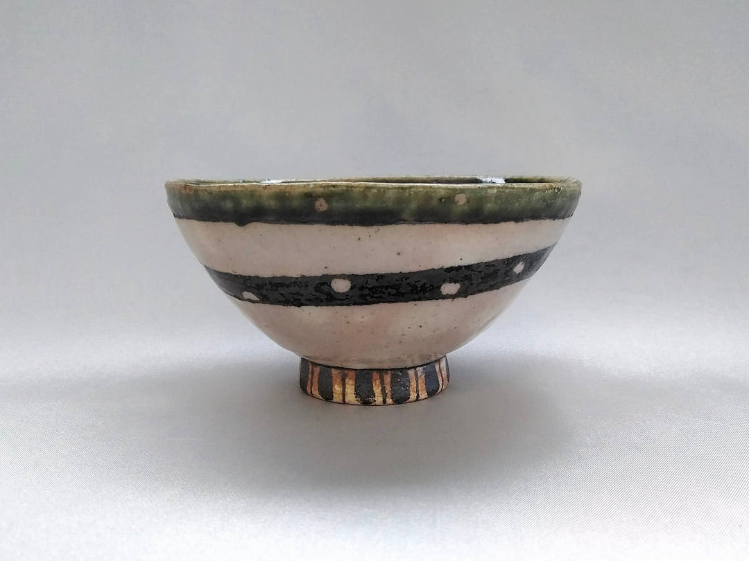 Iron obi dot Rice Bowl - Crafted By Masashi Sato