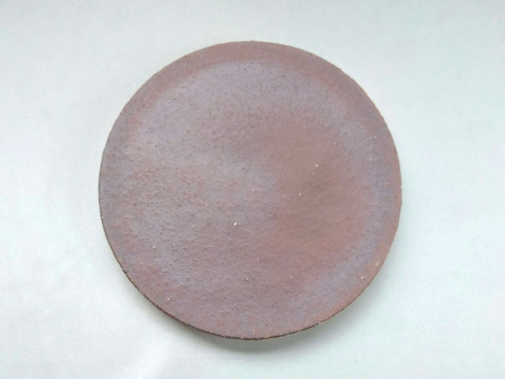 White Slip Taiko Round Plate - Crafted By Mikiyo Nakagawa
