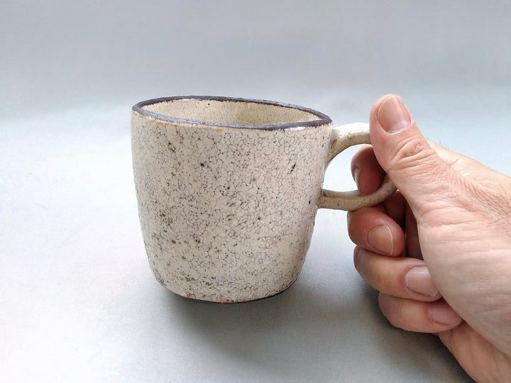 White Slip Mug - Crafted By Mikiyo Nakagawa