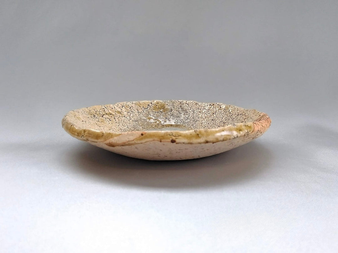 Hagi Ash Glazed 5-Sun Plate - Crafted By Take Kuroda
