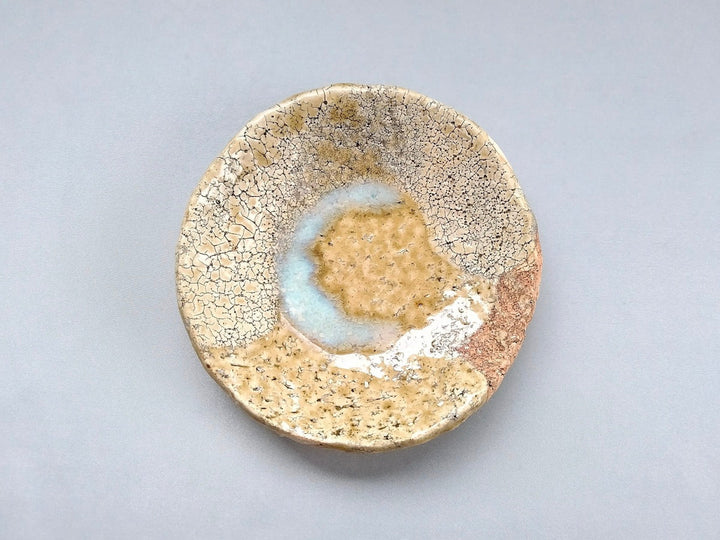 Hagi Ash Glazed 5-Sun Plate - Crafted By Take Kuroda