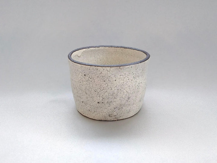 White Slip Soba Cup - Crafted By Mikiyo Nakagawa