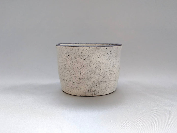 White Slip Soba Cup - Crafted By Mikiyo Nakagawa
