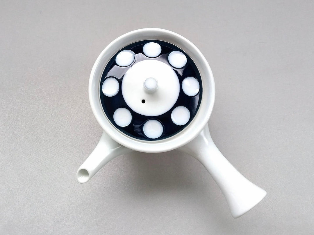 Polka Dot Y TeaPot - Crafted By Jusen Kiln