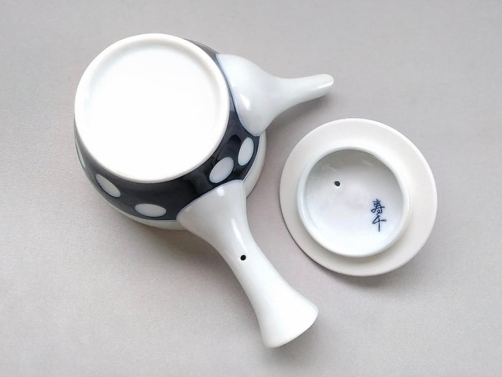 Polka Dot Y TeaPot - Crafted By Jusen Kiln