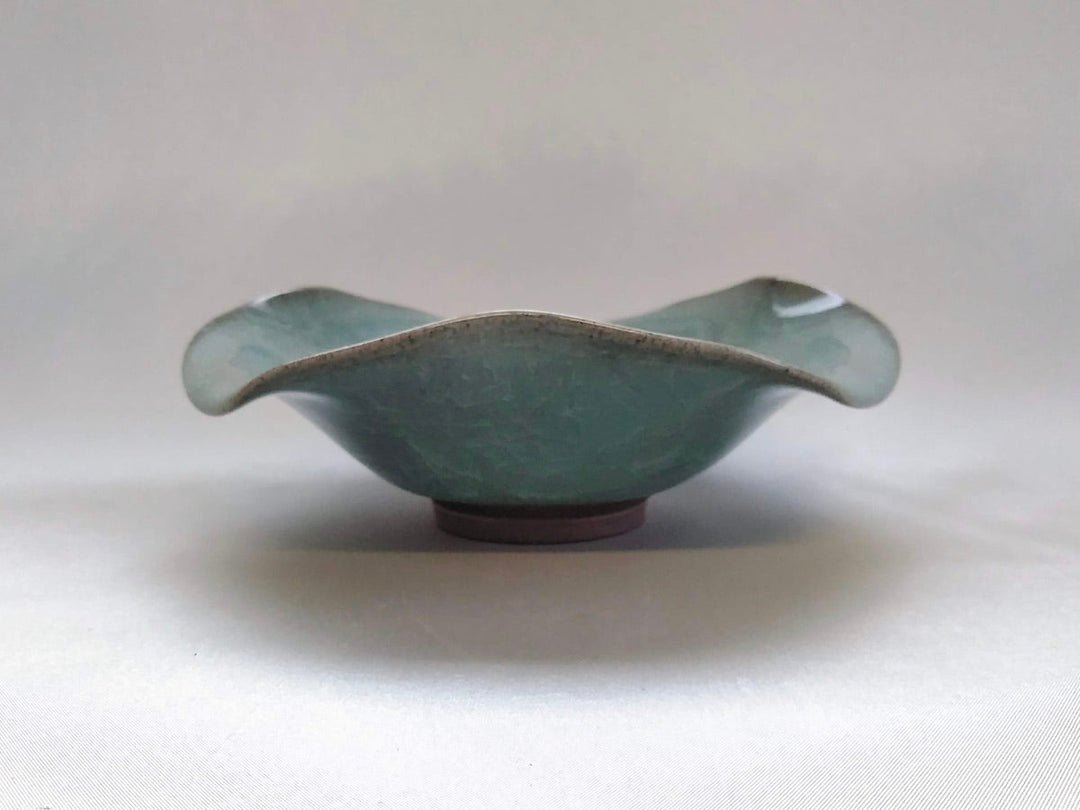 Blue Porcelain Three-Leaf Bowl - Crafted By Taku Kiyama