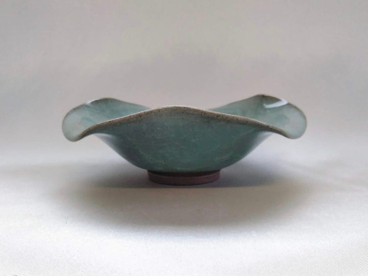 Blue Porcelain Three-Leaf Bowl - Crafted By Taku Kiyama