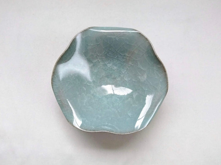 Blue Porcelain Three-Leaf Bowl - Crafted By Taku Kiyama