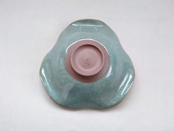 Blue Porcelain Three-Leaf Bowl - Crafted By Taku Kiyama
