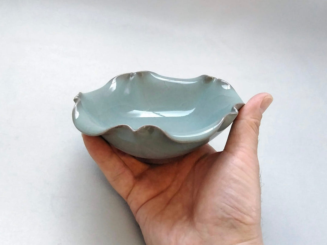 Blue Porcelain Hydrangea Small Bowl - Crafted By Taku Kiyama