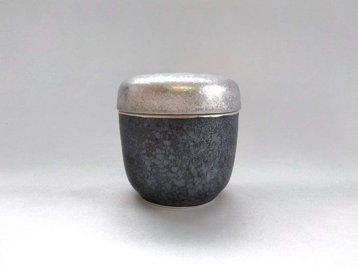 Black Crystal Silver lacqueRed Natsume sTeamed Bowl - Crafted By Toetsu Kiln
