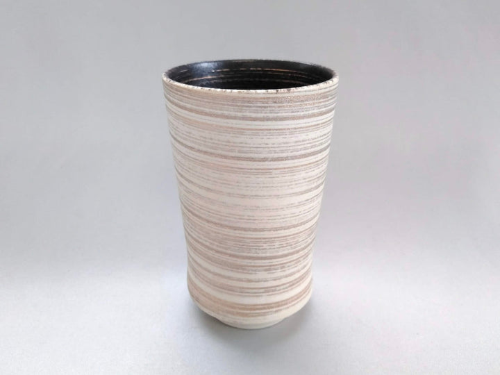 Shiranai Black Matte gold-Plated Long goblet - Crafted By Toetsu Kiln