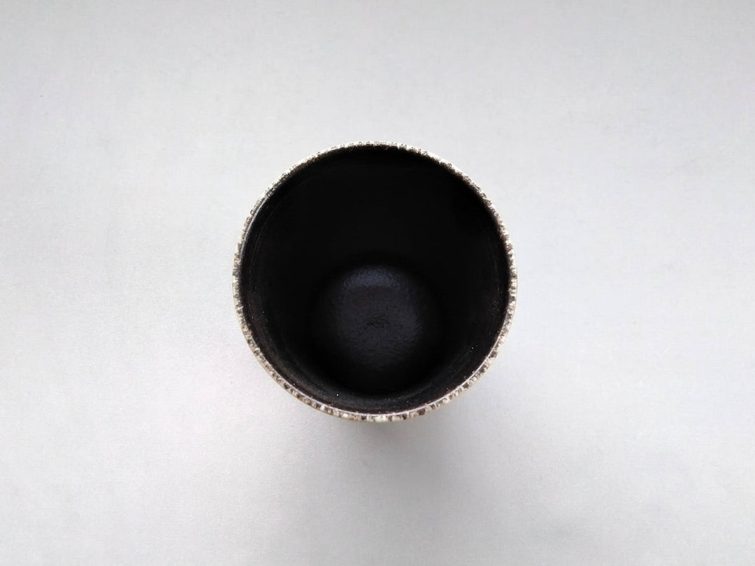 Shiranai Black Matte gold-Plated Long goblet - Crafted By Toetsu Kiln