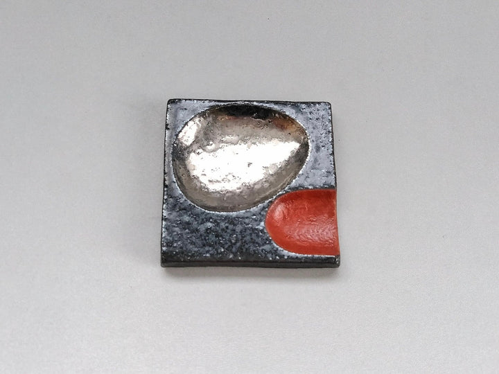 Platinum Colored Chopstick Rest Red - Crafted By Bunga Yamamoto