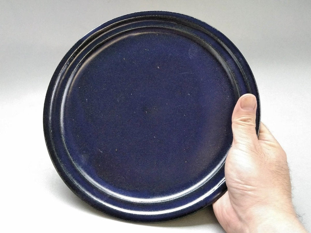 LapisLazuli Glazed 23cm Plate - Crafted By Furutani Pottery