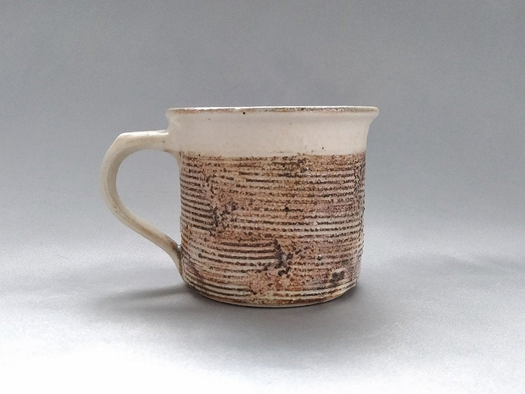 Rimara horizontal Carving Mug - Crafted By Furutani Pottery