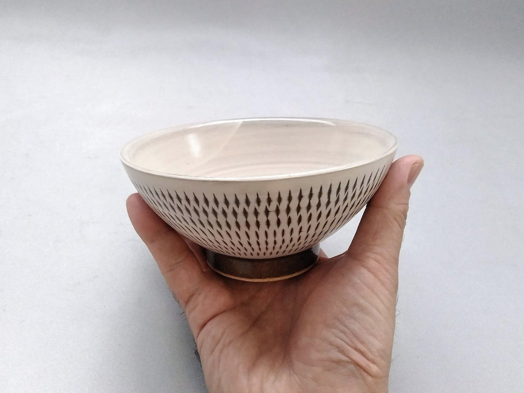 Tobikanna Rice Bowl - Crafted By Hyozan Kiln