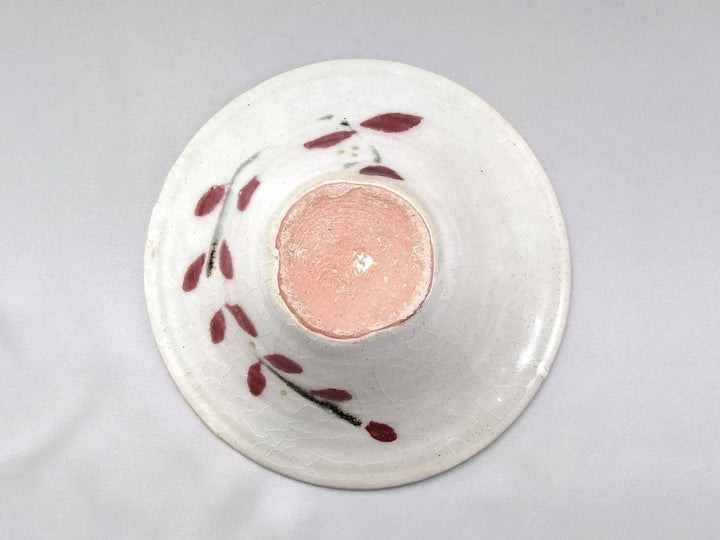 Large warped Red Leaf Pot - Crafted By Iwao Pottery