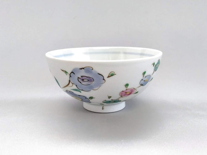 Large Rice Bowl with surRounding Flowers - Crafted By Soramoe Pottery