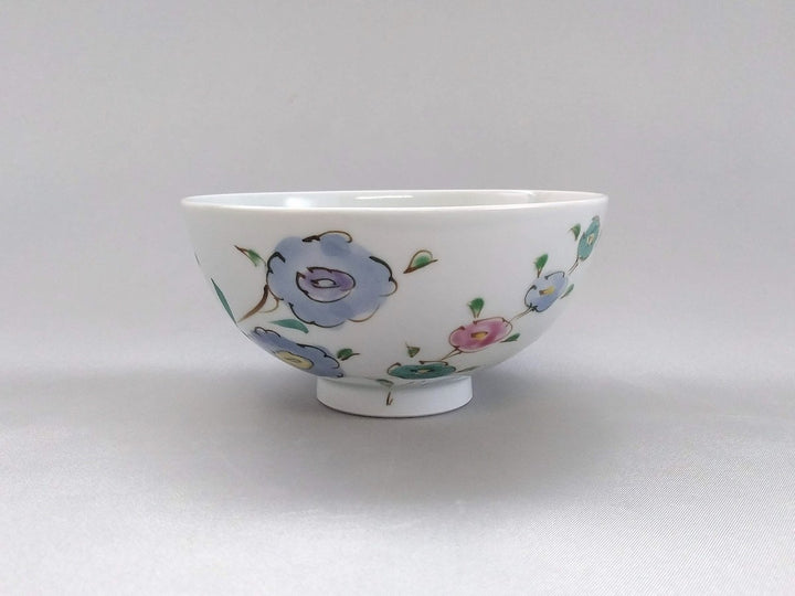 Large Rice Bowl with surRounding Flowers - Crafted By Soramoe Pottery