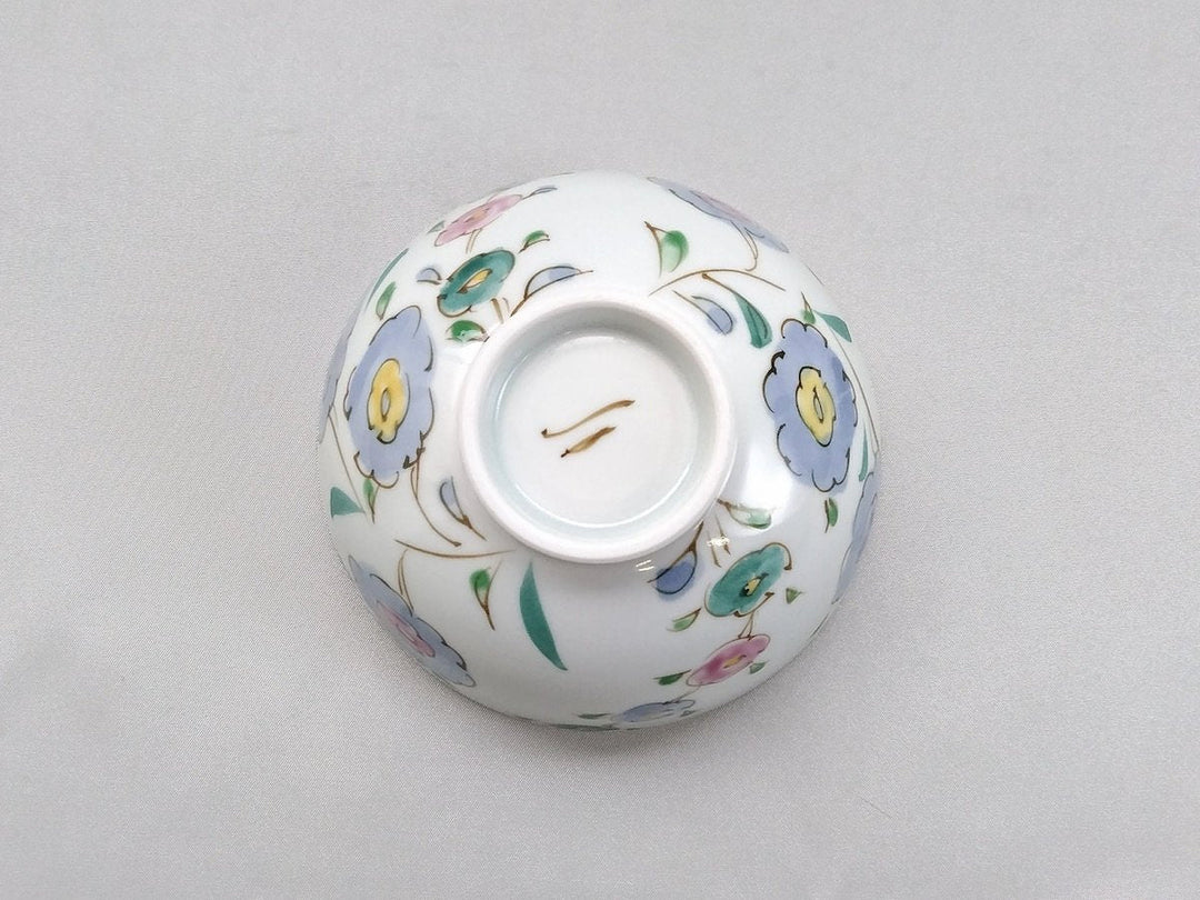Large Rice Bowl with surRounding Flowers - Crafted By Soramoe Pottery