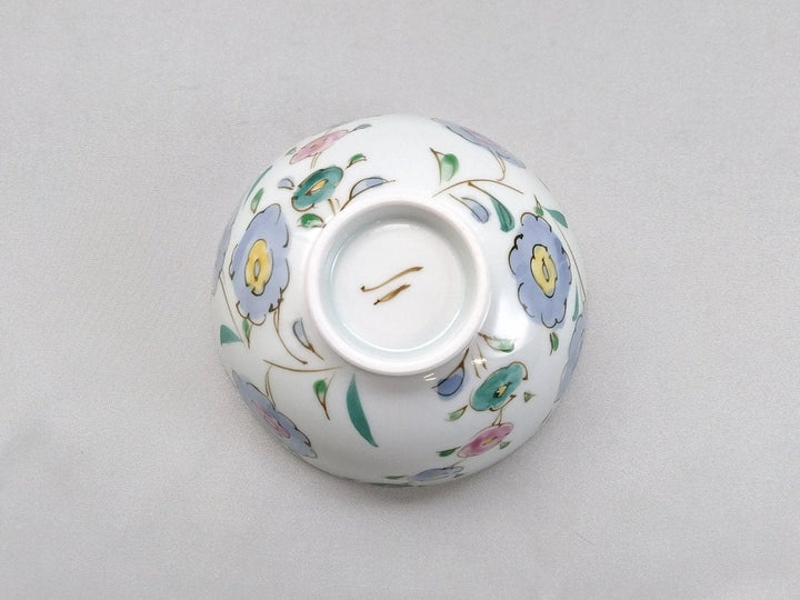 Large Rice Bowl with surRounding Flowers - Crafted By Soramoe Pottery