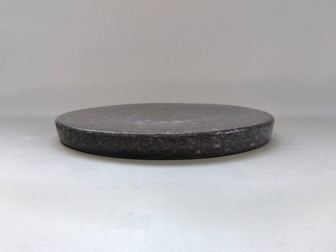 Small Black porgy Round Plate - Crafted By Masahiro Kumagai