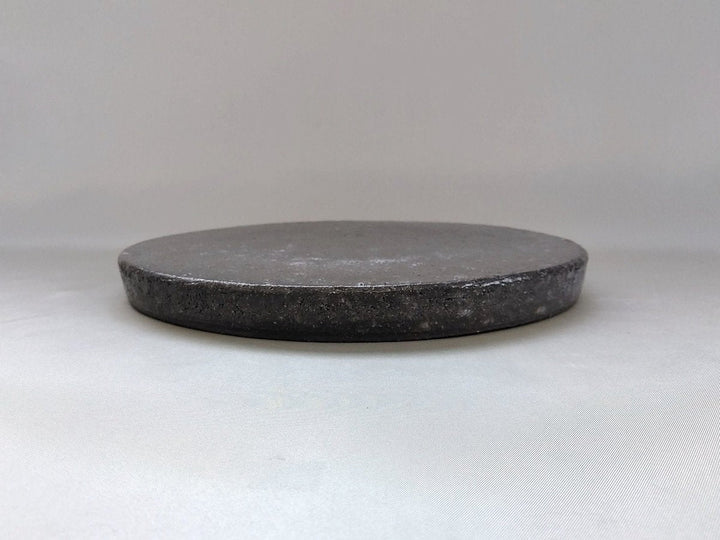 Small Black porgy Round Plate - Crafted By Masahiro Kumagai