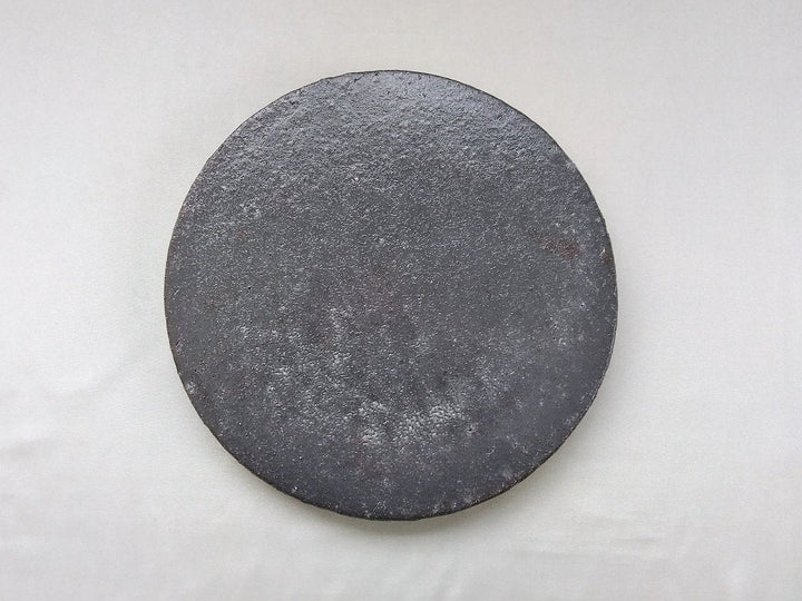 Small Black porgy Round Plate - Crafted By Masahiro Kumagai