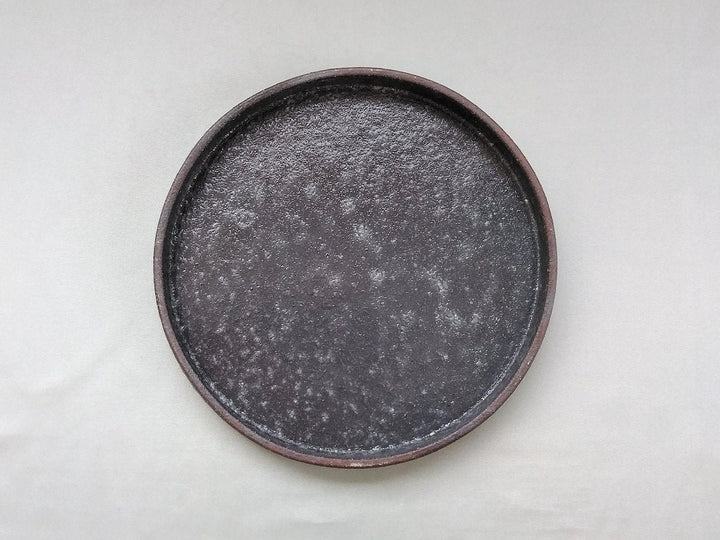 Small Black porgy Round Plate - Crafted By Masahiro Kumagai
