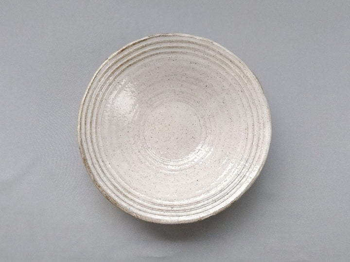 Shallow Bowl with fresh White Slip - Crafted By Masahiro Kumagai