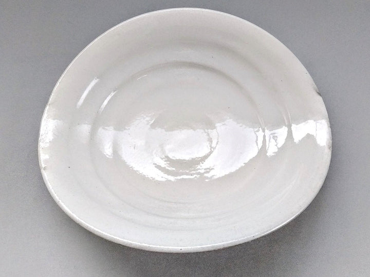 White Slip 8-Sun deflection Plate - Crafted By Masahiro Kumagai