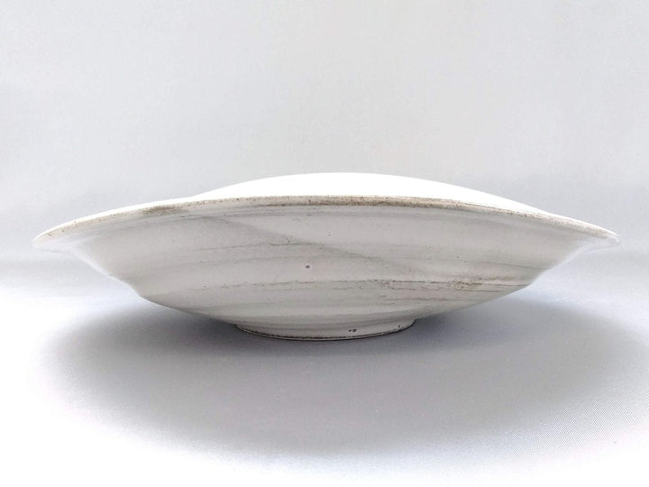 White Slip 8-Sun deflection Plate - Crafted By Masahiro Kumagai